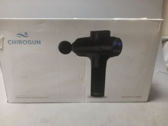 BOXED CHIROGUN PERCUSSION MASSAGE GUN 