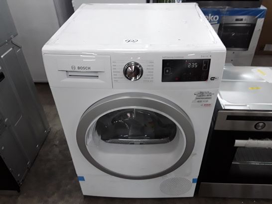 BOSCH WTWH7660GB WHITE SERIE 6 DRYER