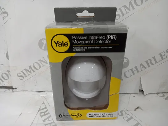 BOXED YALE PASSIVE INFRA-RED MOVEMENT DETECTOR