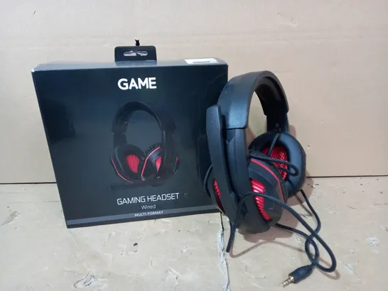 LOT OF 2 DESIGNER WIRED MULTI-FORMAT GAMING HEADSETS