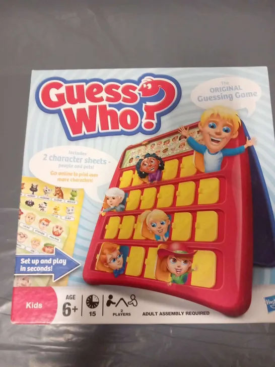 BOXED GUESS WHO THE ORIGINAL GUESSING GAME