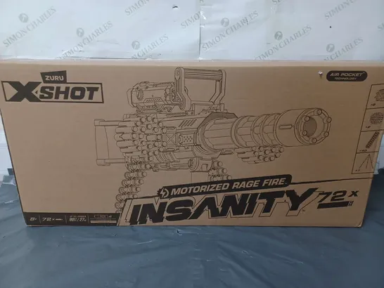 BOXED ZURU XSHOT MOTORISED RAGE FIRE INSANITY