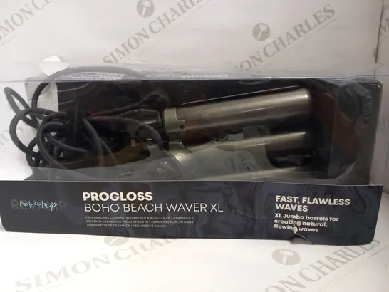 BOXED REVAMP PROFESSIONAL PROGLOSS BOHO BEACH WAVER XL