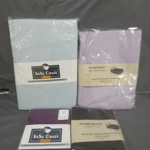 APPROXIMATELY 12 SHEETS AND PILLOW CASES VARIOUS COLOURS AND SIZES