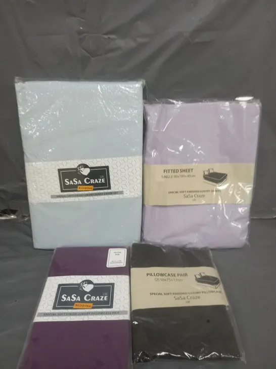 APPROXIMATELY 12 SHEETS AND PILLOW CASES VARIOUS COLOURS AND SIZES