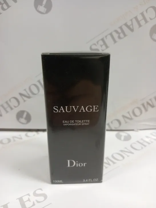 BOXED DIOR SAUVAGE EAU DE TOILETTE - 100ML