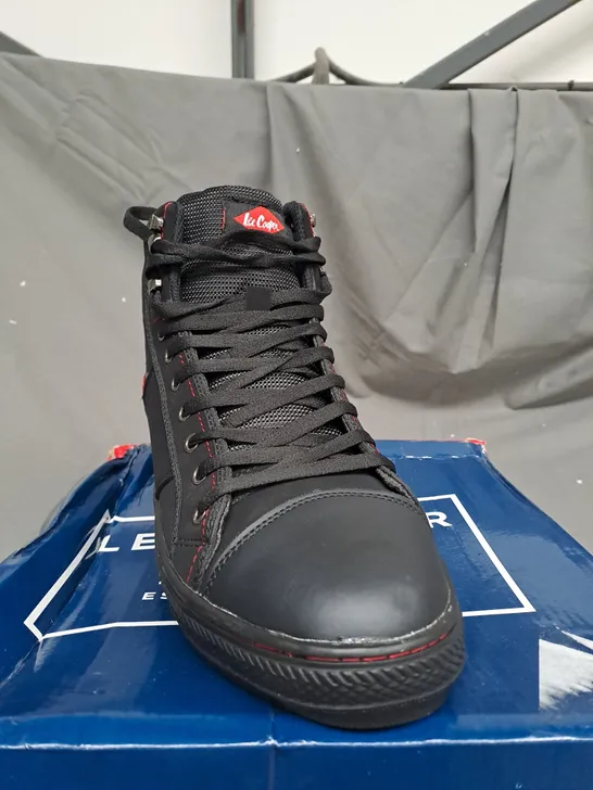 LEE COOPER HIGH TOP SHELL TOE WORK BOOTS - UK SIZE 7