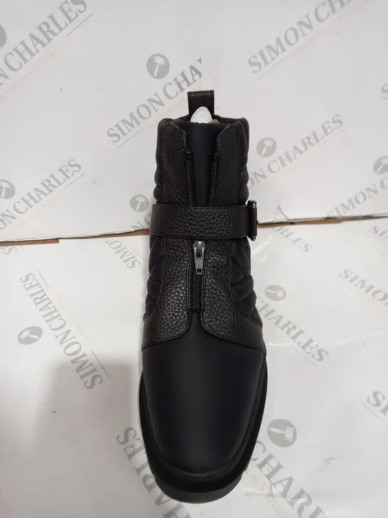 PACKAGED JANARA BLACK ANKLE BOOT - SIZE 9