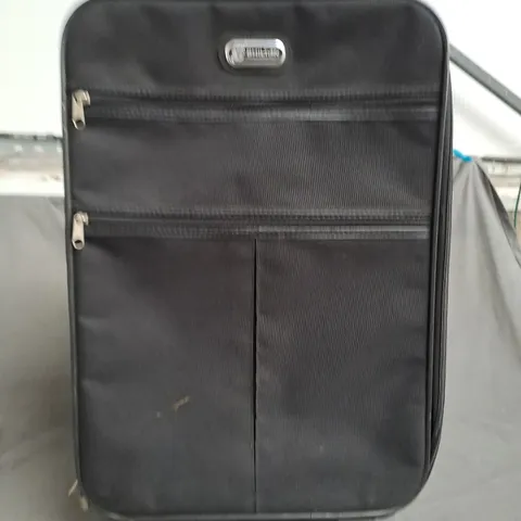 SHILTON 2 WHEEL BLACK SUITCASE