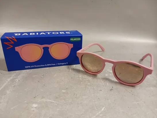 BOXED BABIATORS PINK FRAMED CHILDRENS SUNGLASSES 