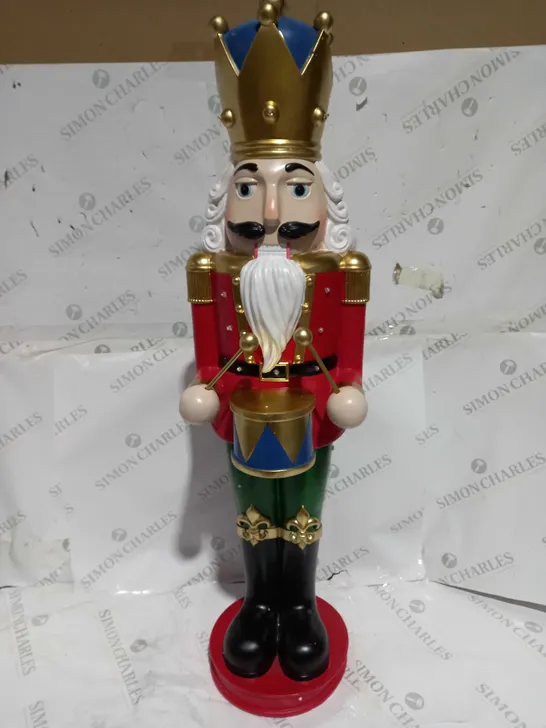 OUTLET SANTA EXPRESS LARGE PRE-LIT NUTCRACKER