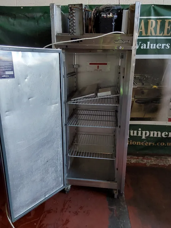 WILLIAMS LJ1SA JADE STAINLESS STEEL SINGLE DOOR COMMERCIAL FREEZER