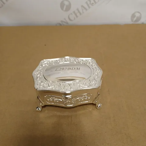 BOXED PERSONALISED ANTIQUE TRINKET BOX