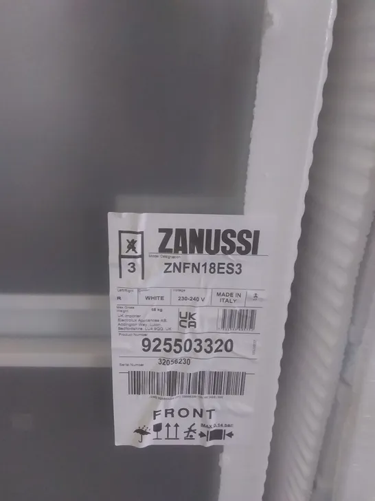 ZANUSSI ZNFN18ES3 REFRIGERATOR RRP £559.00