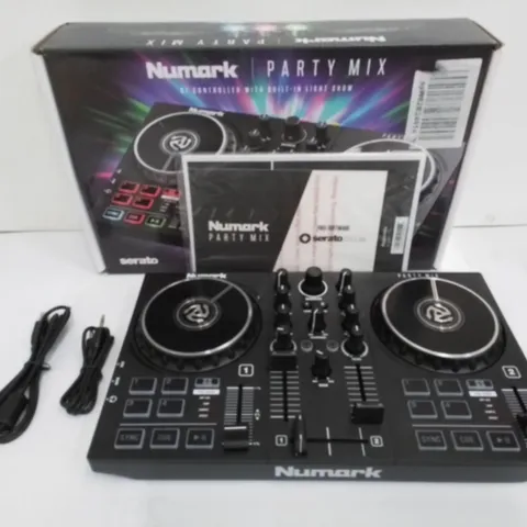 BOXED NUMARK PARTY MIX II DJ CONTROLLER/DJ SET