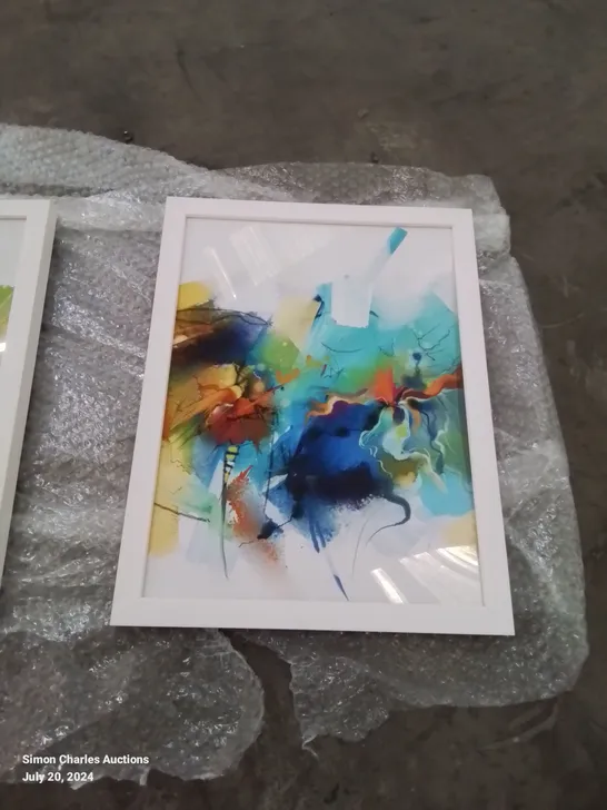 BOXED PICTURE FRAME PAINT PRINTS 