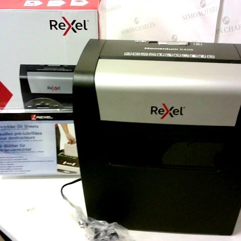 REXEL MOMENTUM X406 PAPER SHREDDER