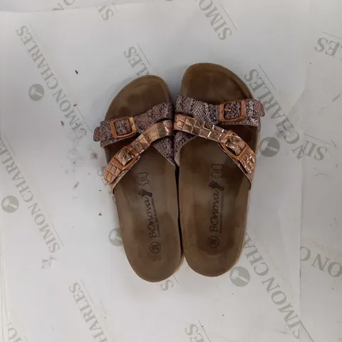 BONOVA SANDAL ROSE GOLD SIZE 5