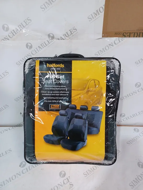 SEALED HALFORDS FULL SET VEHICLE SEAT COVERS 