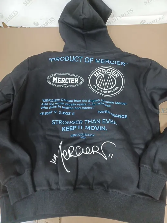 MERCIER CARUSO HOODIE IN BLACK - MEDIUM