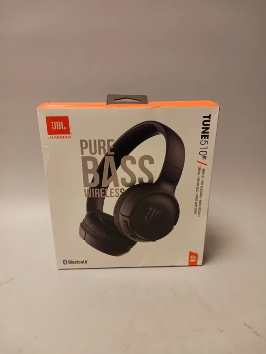 BOXED JBL TUNE 510BT PURE BASS WIRELESS HEADPHONES 