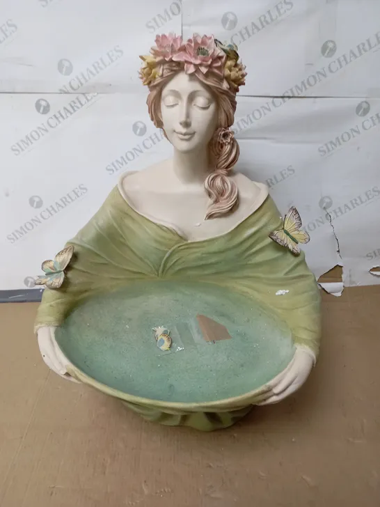 BOXED MY GARDEN STORIES FAIRY QUEEN BIRD BATH - COLLECTION ONLY