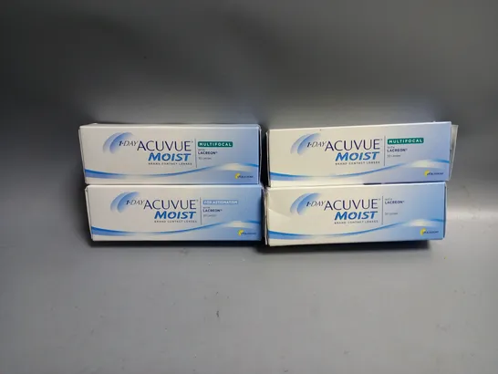 APPROXIMATELY 20 ASSORTED ACUVUE 30PCS DISPOSABLE CONTACT LENSES