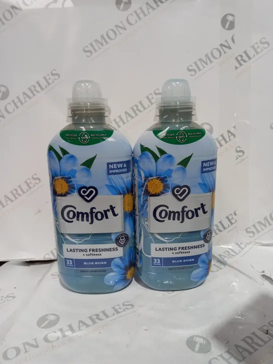 8 X COMFORT BLUE SKIES LASTING FRESHNESS FABRIC CONDITIONER - COLLECTION ONLY