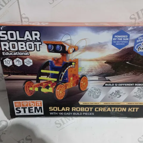 BOXED EDUCATIONAL SOLAR ROBOT TOY