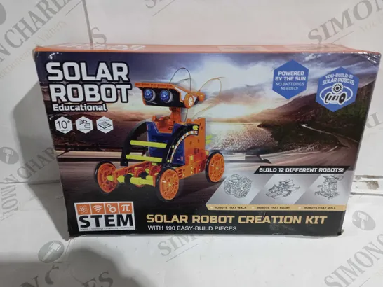 BOXED EDUCATIONAL SOLAR ROBOT TOY