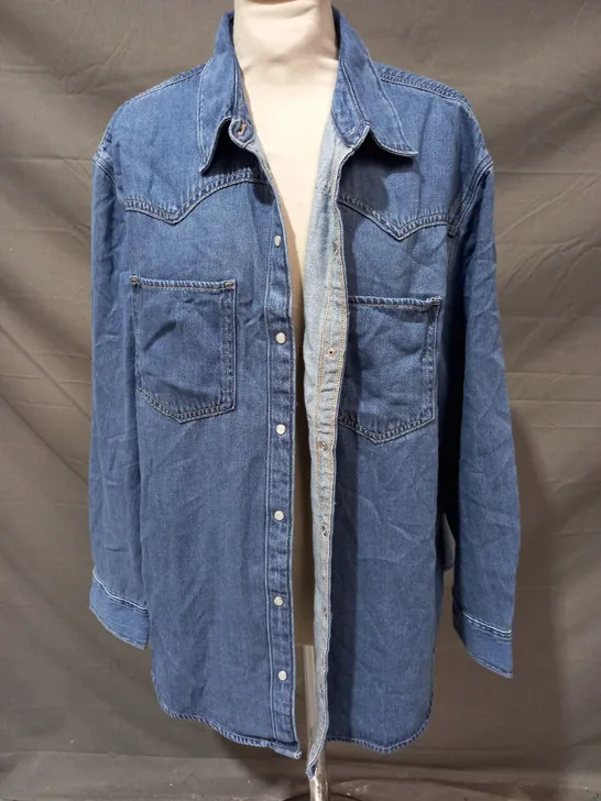 LEVI'S RELAXED FIT DENIM JACKET IT BLUE SIZE XL