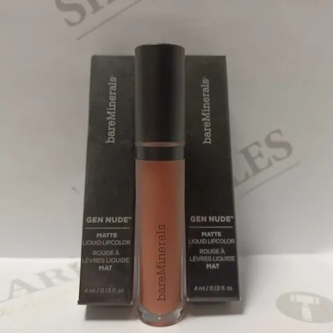 LOT OF 5 BAREMINERALS GEN NUDE MATTE LIPSTICK LIQUIDS - WEEKEND