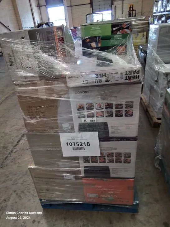 PALLET OF APPROXIMATELY 22 UNPROCESSED RAW RETURN HOUSEHOLD AND ELECTRICAL GOODS TO INCLUDE;