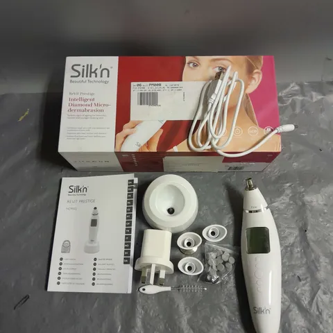 BOXED SILK'N REVIT PRESTIGE INTELLIGENT DIAMOND MICRO-DERMABRASION DEVICE IN WHITE