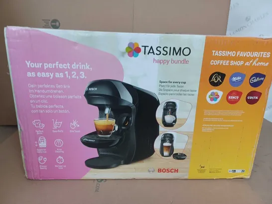 BOXED TASSIMO HAPPY POD COFFEE MACHINE RRP £127