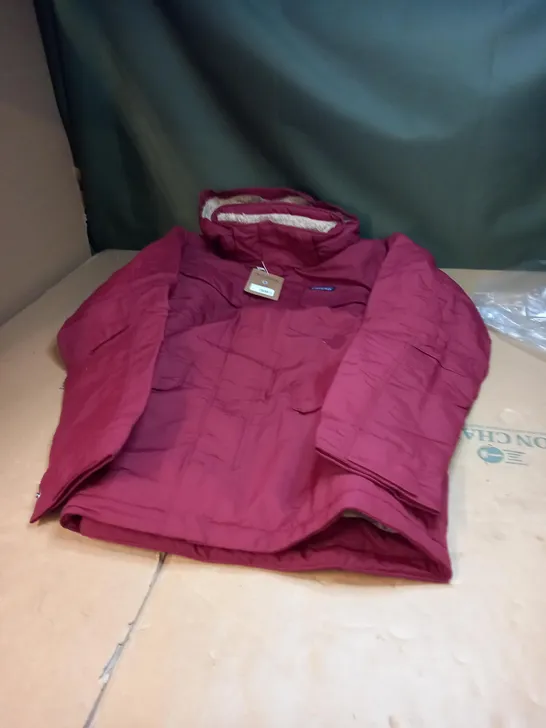 RED PATAGONIA PARKA SIZE MEDIUM 