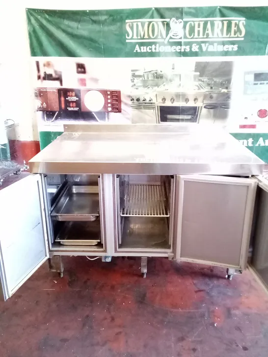 FOOD PREP STATION WITH UNDERCOUNTER FRIDGES R448A