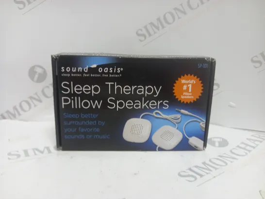 BOXED SEALED SOUND OASIS SLEEP THERAPY PILLOW SPEAKERS 