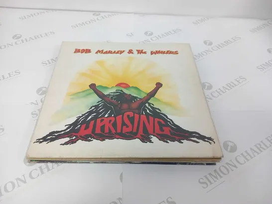 6 X BOB MARLEY AND THE WAILERS VINYL LPS. BABYLON BY BUS, EXODUS, UPRISING ETC.