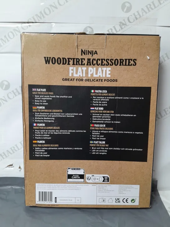 NINJA WOODFIRE FLAT PLATE 