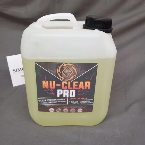 FOUR BOTTLES OF NU-CLEAR PRO CLEANING SOLUTION 5L