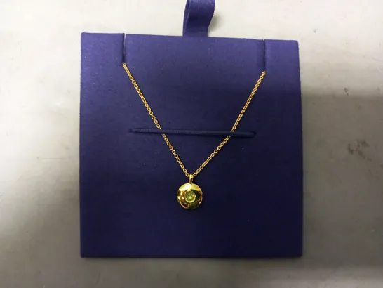 BOXED MONICA VINADER NECKLACE IN GOLD EFFECT