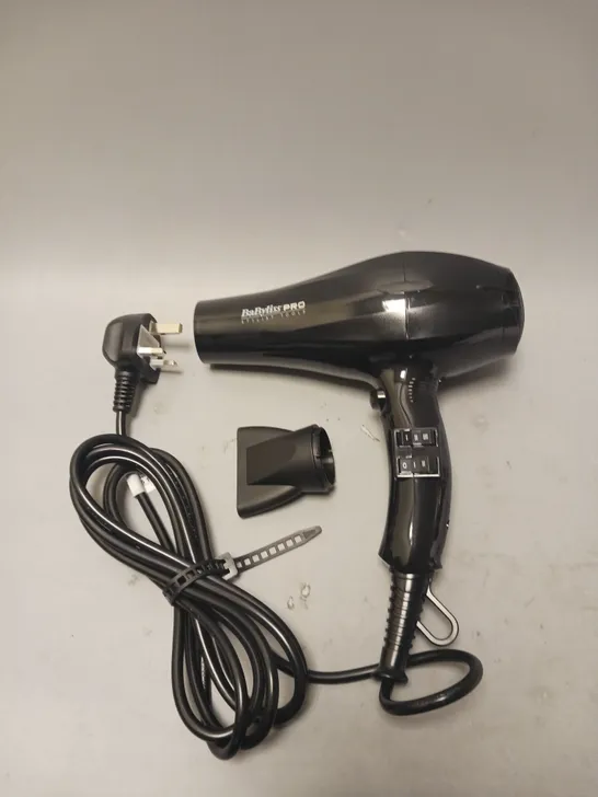 BOXED BABYLISS PRO BLACK MAGIC HAIRDRYER 