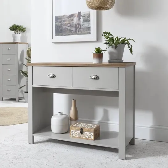 BOXED LUNADO 95CM CONSOLE TABLE