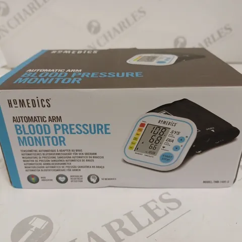 BOXED HOMEDICS AUTOMATIC ARM BLOOD PRESSURE MONITOR