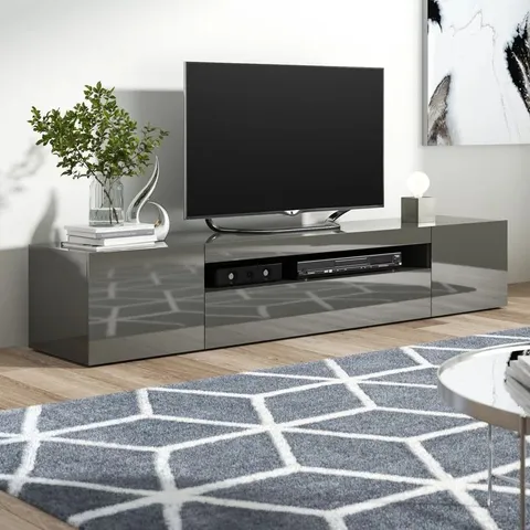 BOXED MARIELLE TV STAND FOR TVS UP TO 88" -  ANTHRACITE 