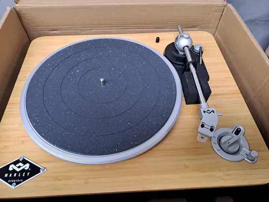 boxed marley record player 