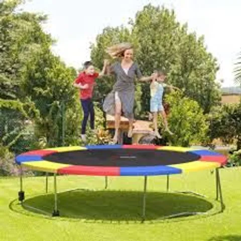 BOXED COSTWAY WATERPROOF AND TEAR-RESISTANT UNIVERSAL TRAMPOLINE SAFETY PAD SPRING COVER
