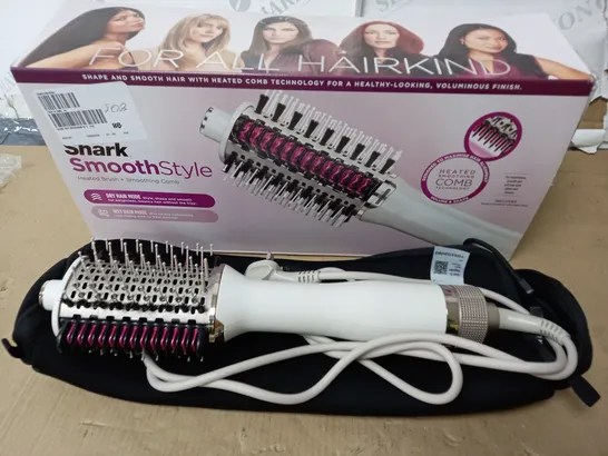 BOXED SHARK SMOOTHSTYLE HOT BRUSH & SMOOTHING COMB