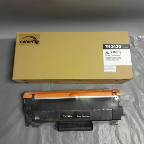 BOXED AND SEALED COLOURFLY TONER CARTRIDGE IN BLACK TN2420